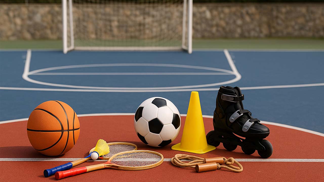 Material deportivo infantil