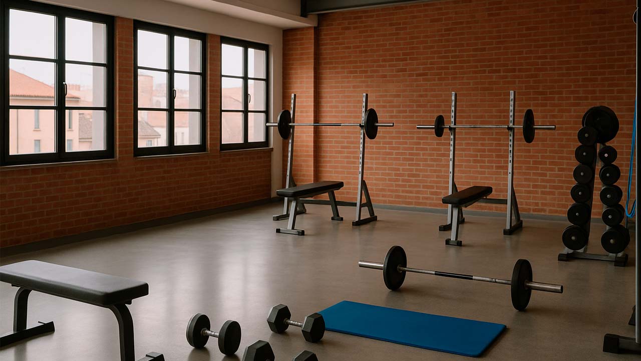 Gimnasio moderno vacío
