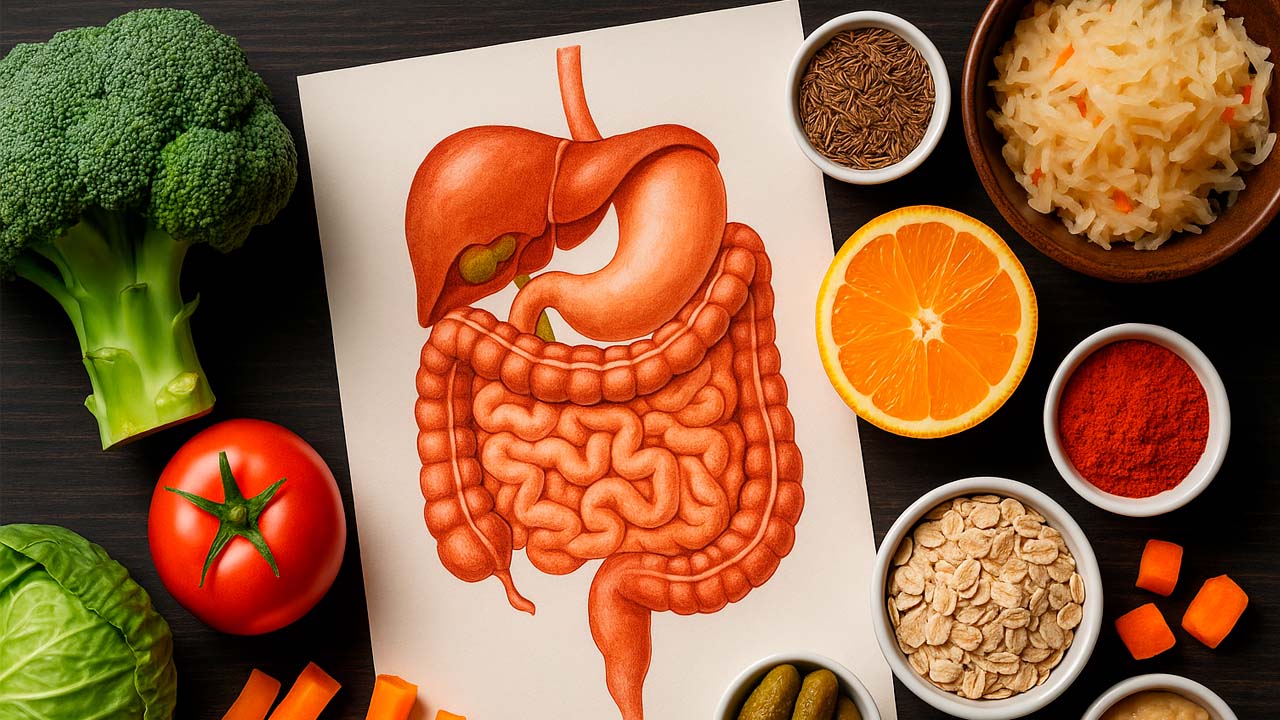 Salud intestinal y alimentos