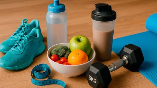 Equipo fitness saludable